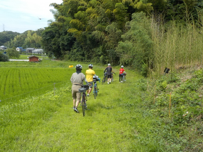 百騎坂を抜けた先も、未舗装の道が続く