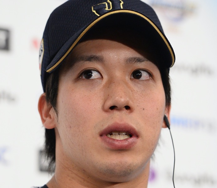 山田哲人、日本代表の3番打者としても活躍した（2015年11月21日）