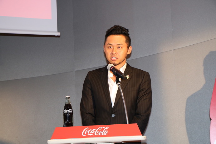 北島康介、「背中にコカ・コーラがあって頑張れたことが誇りです」コカ・コーラへの思い