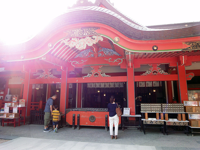 宮交ボタニックガーデン青島でレンタサイクル（1日500円）を借りて、青島ビーチパークや青島神社をめぐった