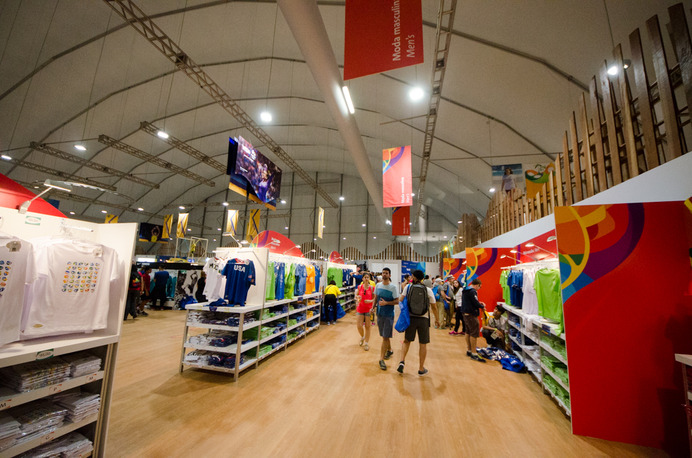 リオデジャネイロ五輪公式グッズショップの「Megastore Rio 2016」