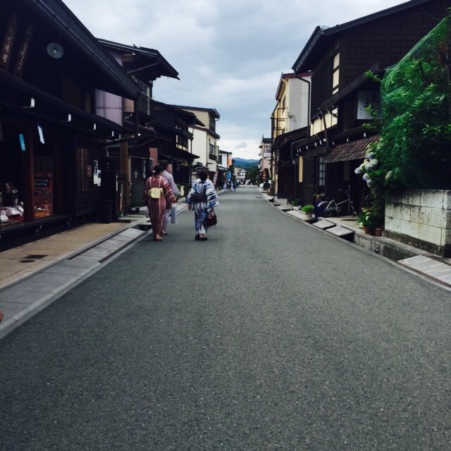 高山の古い町並み