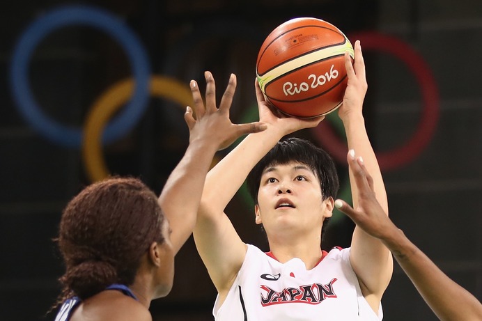 バスケットボール女子日本代表の間宮佑圭 参考画像（2016年8月13日）