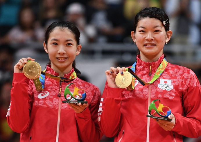 バドミントン女子ダブルスで日本代表が金メダルを獲得（2016年8月18日）
