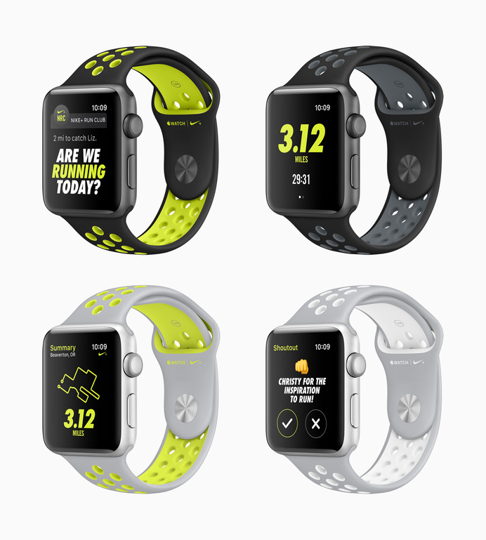 アップル＆ナイキ、ランナー向け「Apple Watch Nike+」発表