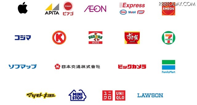Apple Pay、10月からイオンやマツキヨ、すき家、ユニクロなどで利用が可能に