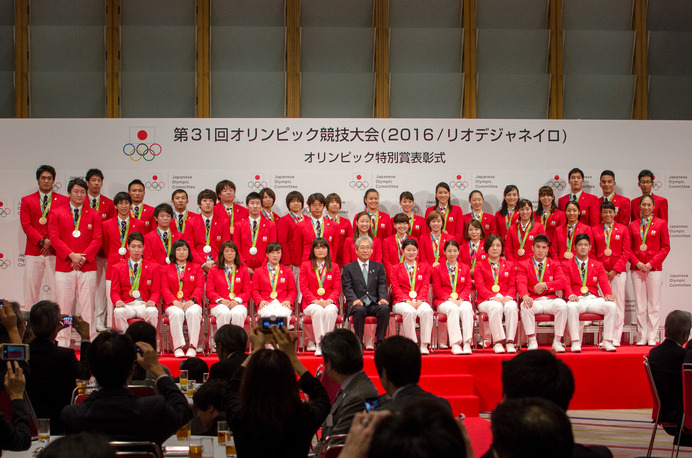 第31回オリンピック競技大会オリンピック特別賞表彰式（2016年10月7日）