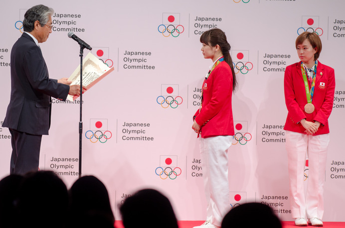 第31回オリンピック競技大会オリンピック特別賞表彰式（2016年10月7日）