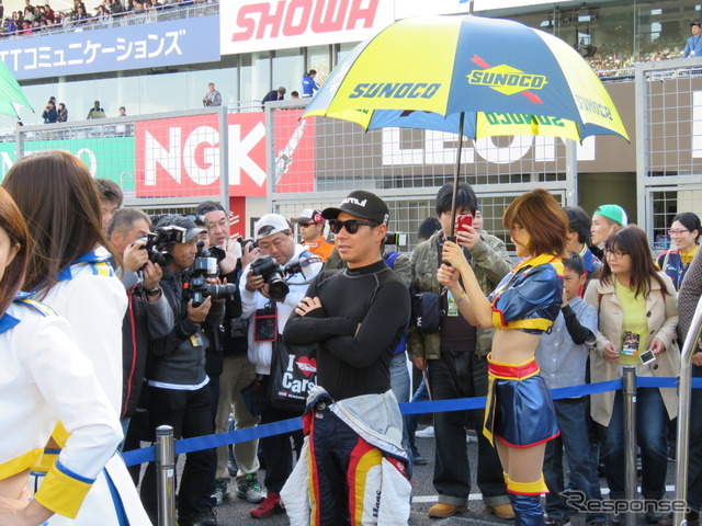 小林可夢偉は最終戦のレース2で今季初ポイントをゲットした。