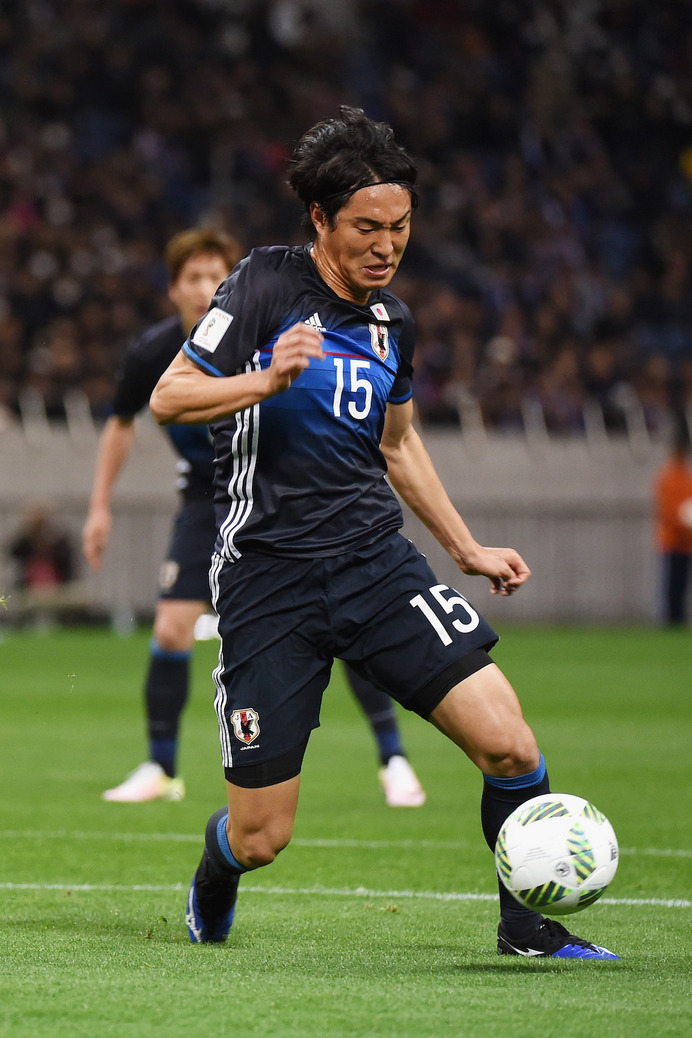 サッカー日本代表の金崎夢生 参考画像（2016年3月24日）