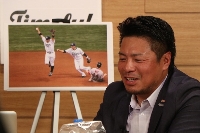 岩村明憲、レイズ優勝決定時のエピソードを明かす…ウィニングボールが2コあった？…裏話トーク（3）