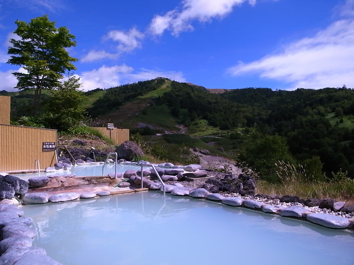 万座プリンスホテルの温泉露天風呂