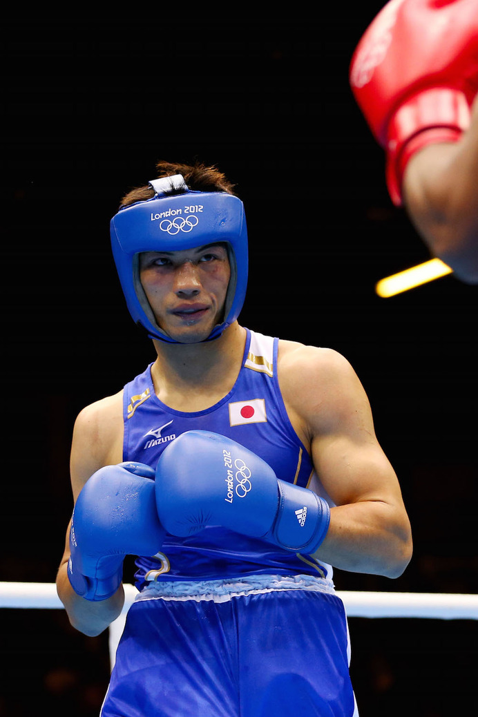 ロンドン五輪ボクシングミドル級に出場した村田諒太 参考画像（2012年8月11日）
