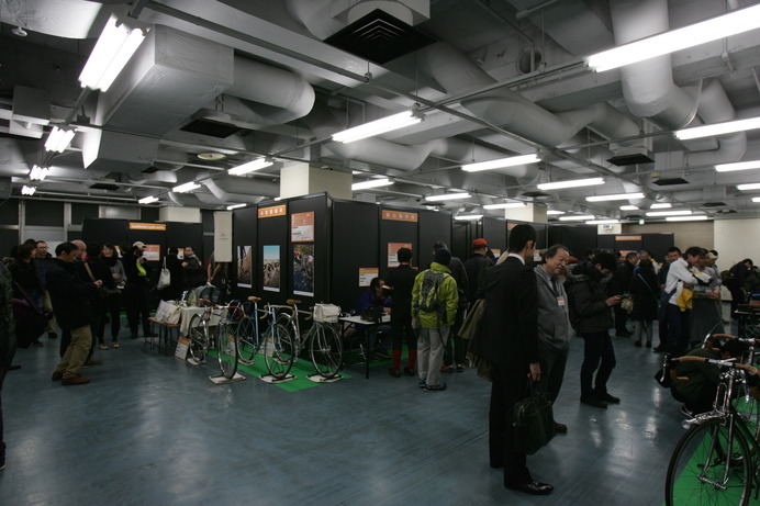 ハンドメイドバイシクル展が科学技術館で開催された