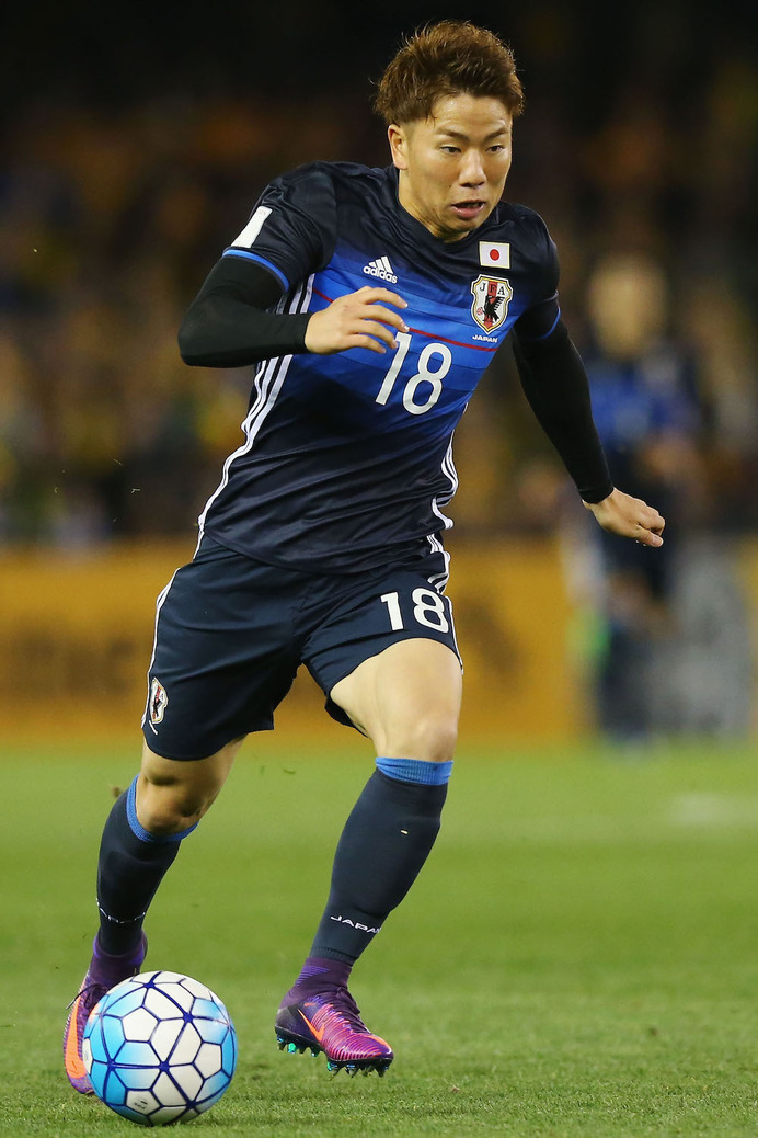 サッカー日本代表の浅野拓磨 参考画像（2016年10月11日）