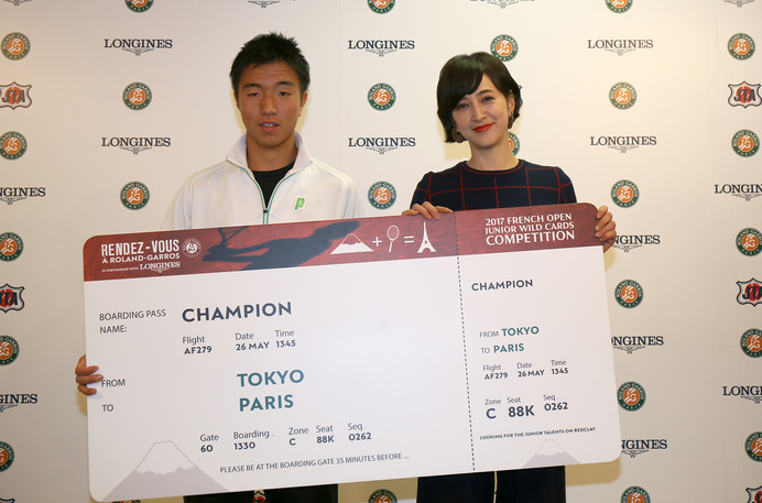 「全仏オープン・ジュニア ワイルドカード選手権大会」日本予選・男子シングルは白石光が優勝