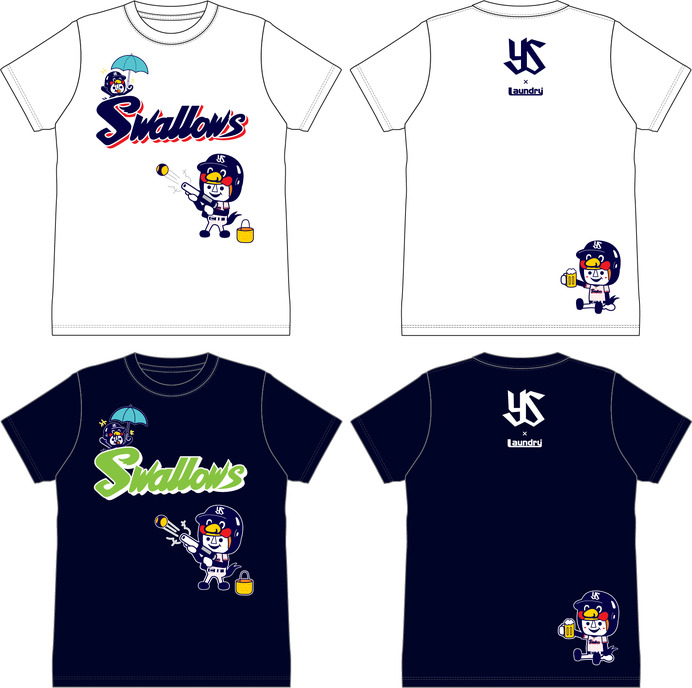 プロ野球セ・パ全12球団Tシャツ「プロヤキュウ×Laundry」発売