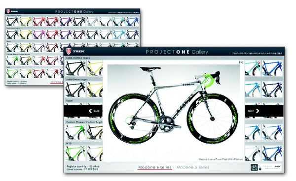 　米国の自転車総合メーカー、トレックがカスタムオーダーバイクシステム「プロジェクトワン」のギャラリーを公開した。このサイトでは世界中でオーダーされたバイクをカテゴリーに分けて、マドン6シリーズ50台、マドン5シリーズ50台、計100台を紹介している。