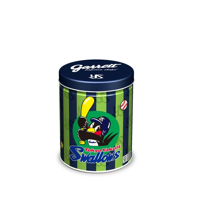 セ・リーグ×ギャレット ポップコーン ショップス、限定デザイン缶発売