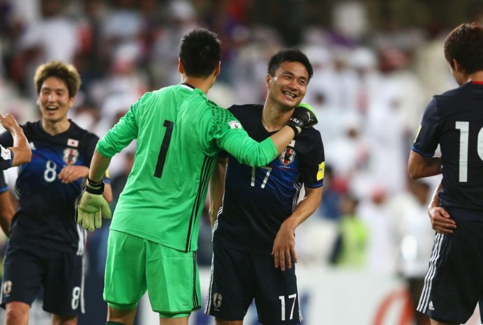 サッカー日本代表対UAE代表戦（2017年3月23日 現地時間）