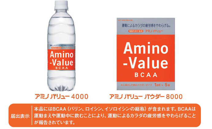 運動による体の疲労感をやわらげる機能性表示食品「アミノバリュー」発売