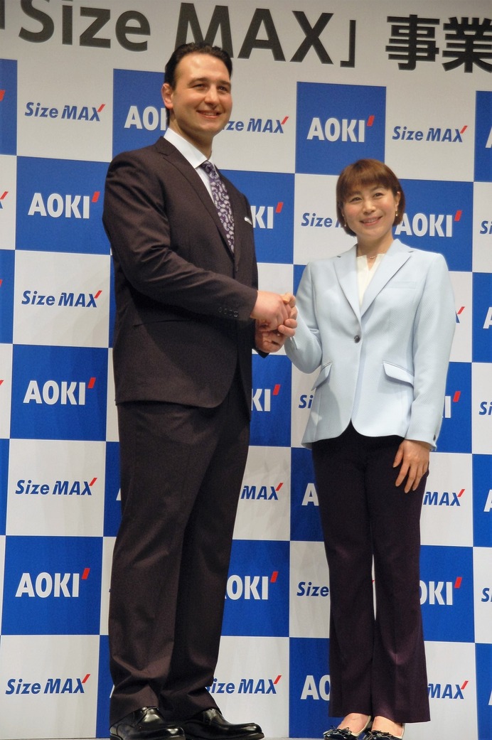 AOKI「Size MAX」事業戦略発表会（2017年4月13日）