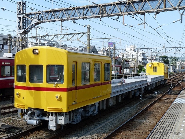 「KEIKYU YELLOW HAPPY TRAIN」は京急の電動貨車（写真）をイメージしている。