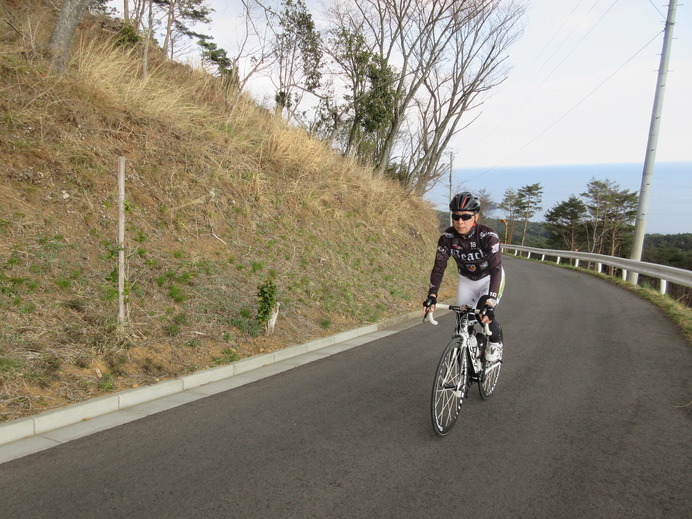 気仙沼大島の最高峰、亀山をロードバイクで目指す