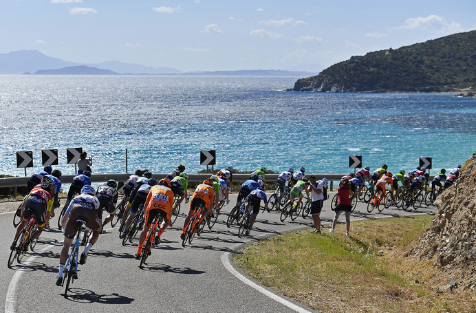 ５月７日　第３ステージ　トルトリ～カリアリ　148km