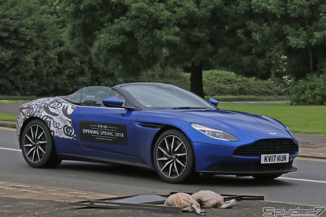 アストンマーティン　DB11 ヴォランテ　スクープ写真