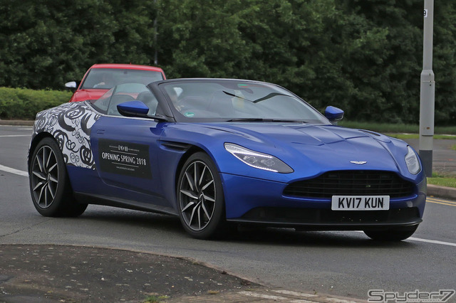 アストンマーティン　DB11 ヴォランテ　スクープ写真