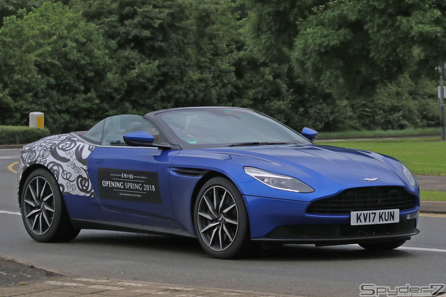 アストンマーティン　DB11 ヴォランテ　スクープ写真