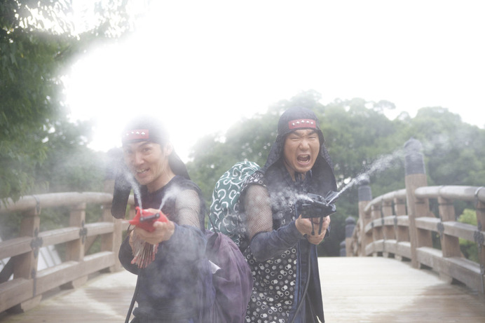 東映太秦映画村、びしょ濡れになって楽しめる「ひえひえ王国」開催