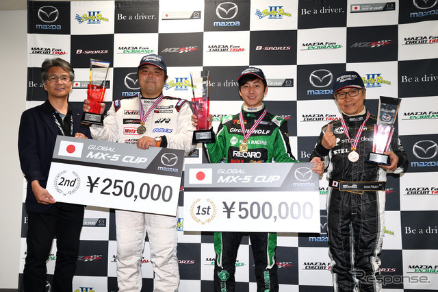 MX-5カップジャパン 第3戦 グローバルクラス表彰式