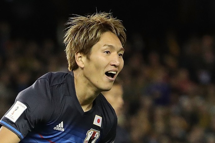 サッカー日本代表の原口元気 参考画像（2016年10月11日）