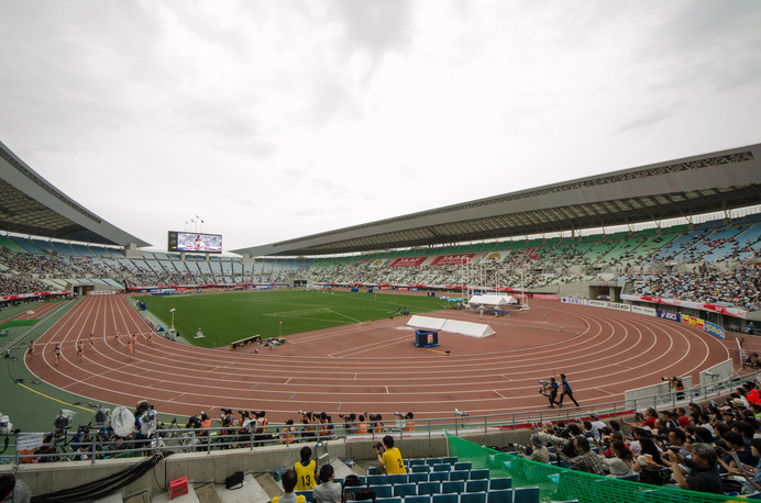 第101回日本陸上競技選手権大会、男子100m決勝（2017年6月24日）