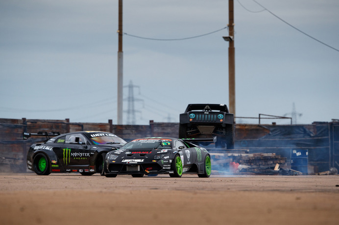 【動画】モンスターエナジーのバトルドリフト再び！ランボルギーニ vs 日産GT-R