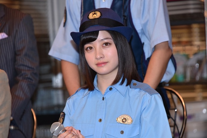 フジテレビ系連続ドラマ「警視庁いきもの係」の制作会見に出席した橋本環奈（2017年7月7日）