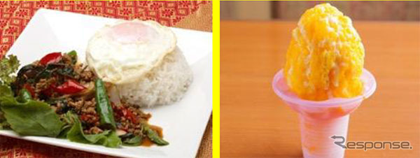 タイ国政府公認タイ料理レストラン「クンテープ」のマンゴーかき氷