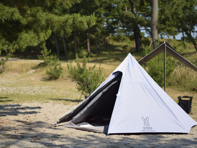 遮光コーティングを施した夏キャンプ向け ワンポールテント 発売 12枚目の写真 画像 Cycle やわらかスポーツ情報サイト