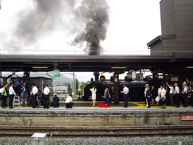 東武鉄道 SL大樹 祝賀運転（下今市駅、2017年8月10日）