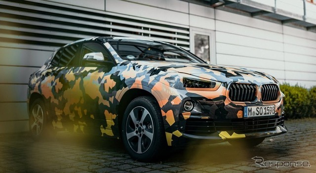 BMW X2 の開発プロトタイプ車両