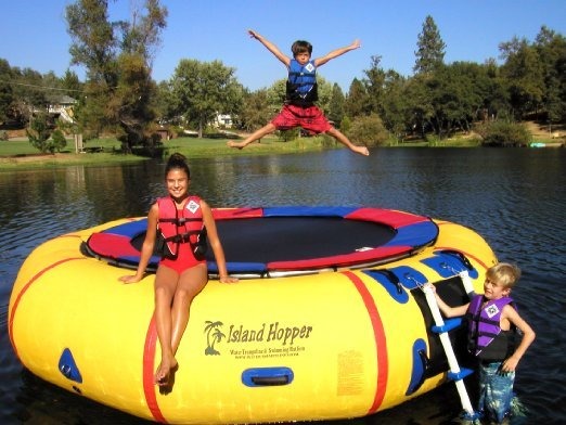 sland Hopper 15' クラシック ウォーター トランポリン