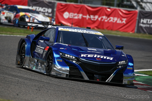 GT500クラス予選3位の#17 NSX。