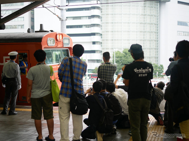 最終日の大阪駅。