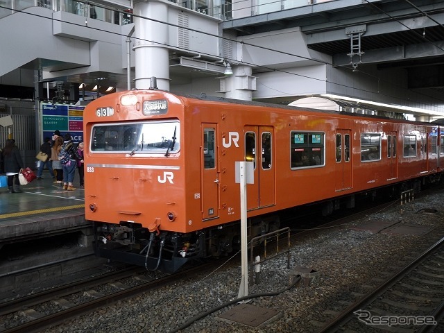 大阪環状線の103系。