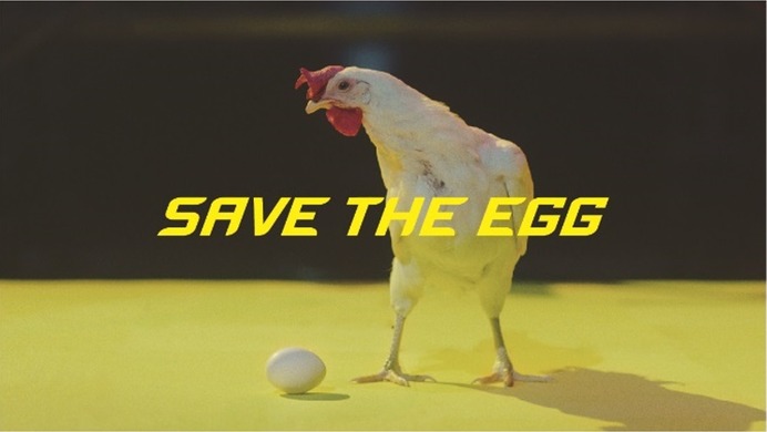 急落下する生卵を新素材は守れるか？パワークッションプラス実験動画公開…ヨネックス