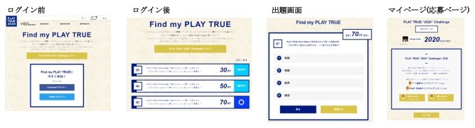 アンチ・ドーピングを題材としたクイズを出題するサイト「Find my PLAY TRUE」公開