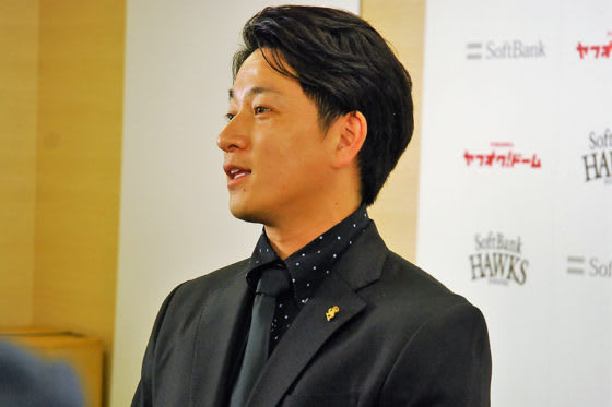 ソフトバンク・川島は国内FA権を行使せずに残留することを表明【写真：藤浦一都】
