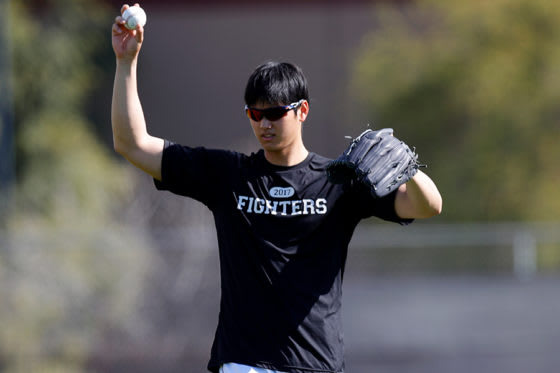 MLB挑戦を表明した大谷翔平【写真：田口有史】